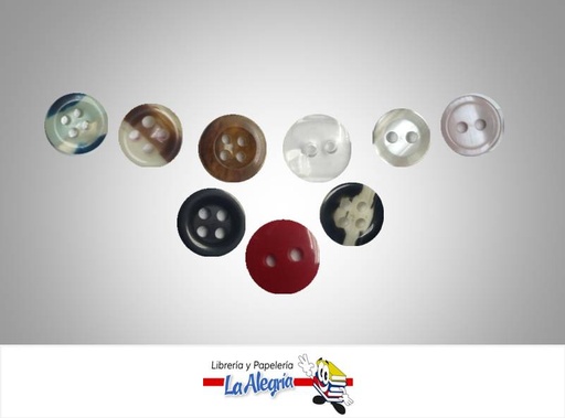 [BOTON2] BOTON PLANO 11MM DIAMETRO UND MARCA S/M   