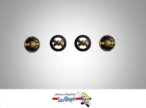 [BOTON8] BOTON VASTAGO DECORADO 15MM DIAMETRO UND MARCA S/M   