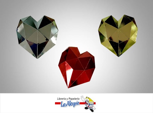 [CAJACORAGRAN] CAJA D/CORAZON TRIDIMENSIONAL GRANDE MARCA S/M   