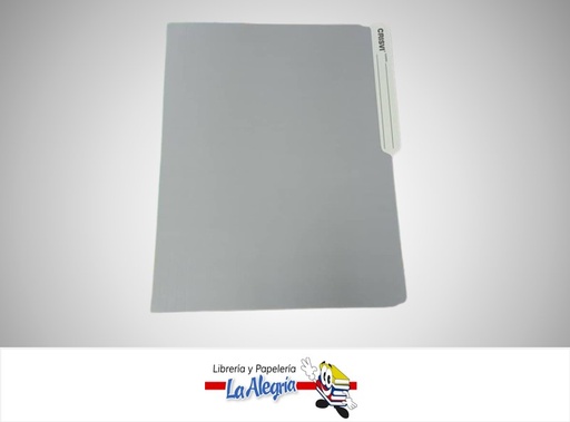 [CARMAN017] CARPETA MANILA CARTA GRIS UND S/M