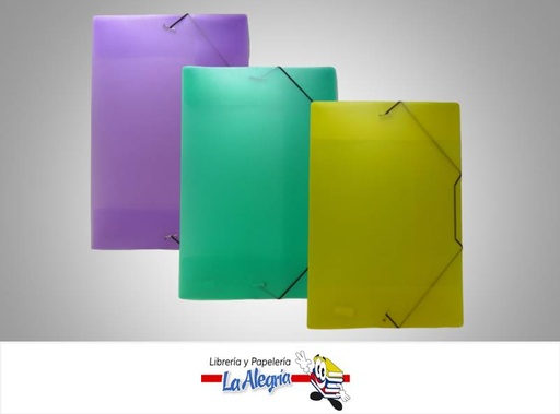[7598874012128] CARPETA PLASTICA CON LIGA FL11SPE OFICIO MARCA CRISVI