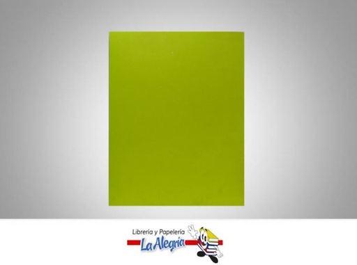 [CARTUCOL041] CARTULINA BRISTOL CARTA VERDE MANZANA UND 120GR MARCA S/M