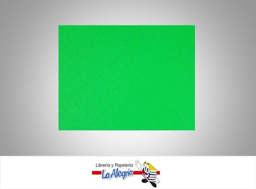 [CDFG006] CARTULINA DOBLE FAZ 66X98CM VERDE CL UND MARCA S/M   