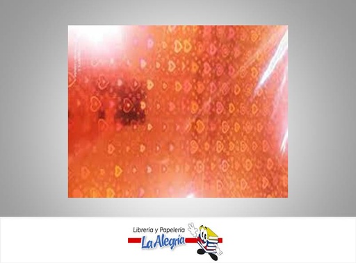 [CDFHOL051] CARTULINA DOBLE FAZ HOLOGRAFICA 50X70 ROJO CORAZON 230GR MARCA S/M