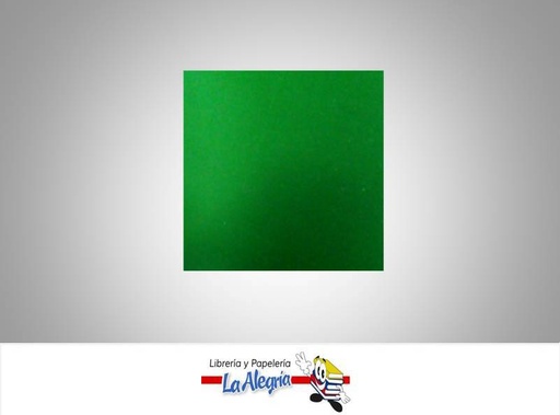 [CDFP006] CARTULINA DOBLE FAZ 66X48 CM VERDE UND 273GR MARCA S/M   