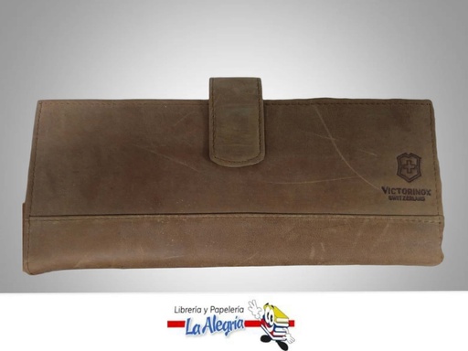 [CHEQ01] PORTACHEQUERA CUERO MARRON VITORINOX UND MARCA VITORINOX   