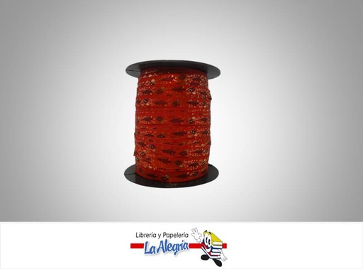 [CIDA003] CINTA DECORADA 09MM ROJO/ARBOLITO XMT MARCA BOLIS   
