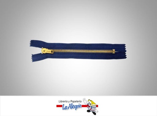 [CIERRE15H013] CIERRE METALICO 15CM AZUL REY UND MARCA S/M   