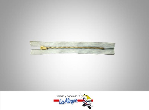 [CIERRE15H017] CIERRE METALICO 15CM GRIS UND MARCA S/M   