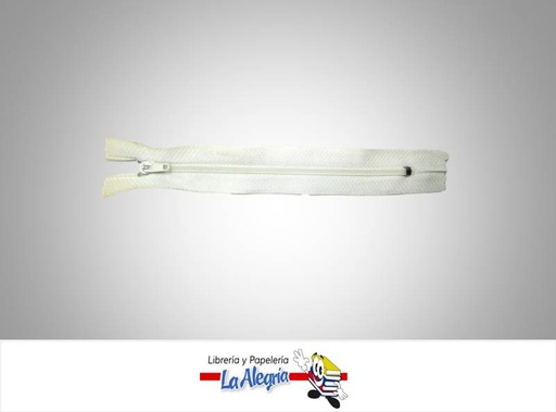 [CIERRE15P001] CIERREPLASTICO 15 CM BLANCO UND MARCA S/M   