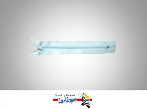 [CIERRE15P004] CIERREPLASTICO 15 CM AZUL CLARO UND MARCA S/M   
