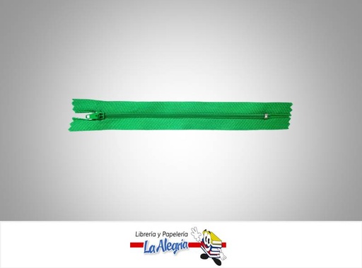 [CIERRE15P006] CIERREPLASTICO 15 CM VERDE UND MARCA S/M   