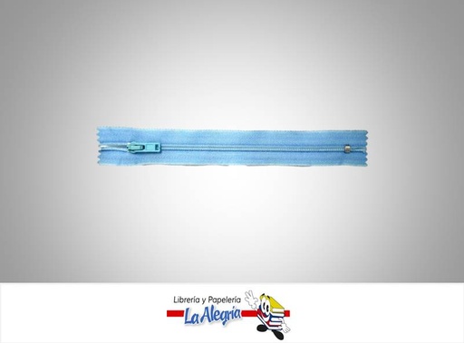 [CIERRE15P008] CIERREPLASTICO 15 CM AZUL CIELO UND MARCA S/M   