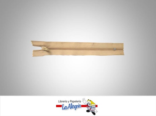 [CIERRE15P015] CIERREPLASTICO 15 CM BEIGE UND MARCA S/M   