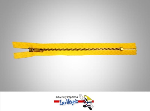 [CIERRE20H041] CIERRE METALICO 20CM MOSTAZA UND MARCA S/M   