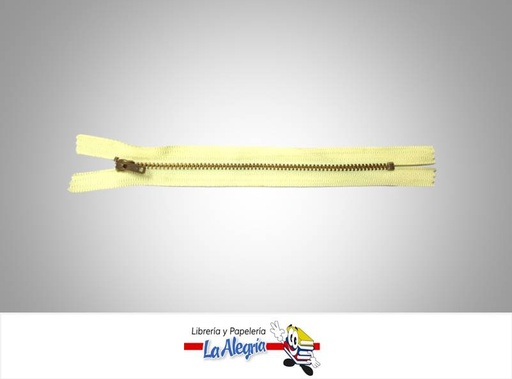 [CIERRE20H046] CIERRE METALICO 20CM AMARILLO CLAR UND MARCA S/M   