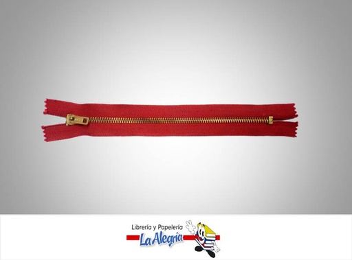 [CIERRE20H059] CIERRE METALICO 20CM ROJO NAVI UND MARCA S/M   
