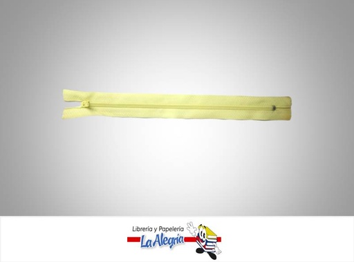 [CIERRE20P046] CIERREPLASTICO 20 CMAMARILLO CLARO UND MARCA S/M   