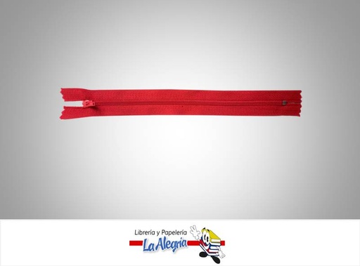 [CIERRE20P059] CIERREPLASTICO 20 CM ROJO NAVIDAD UND MARCA S/M   