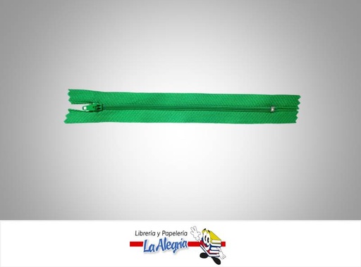 [CIERRE20P071] CIERRE PLASTICO 20CM VERDE GRAMA UND MARCA S/M   