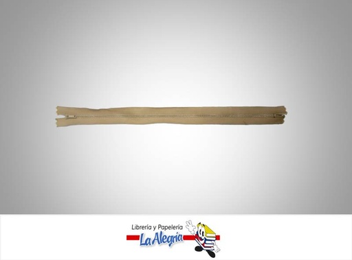 [CIERRE30H015] CIERRE METALICO 30CM BEIGE UND MARCA S/M   