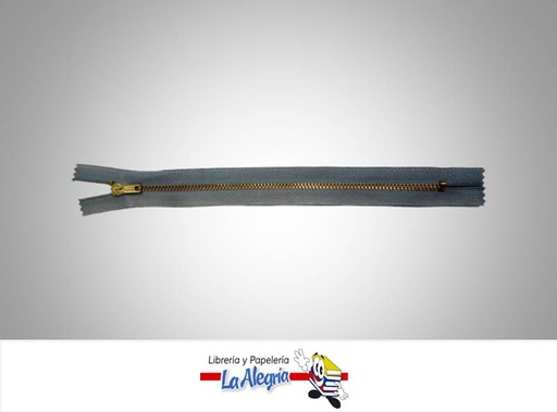 [CIERRE30H017] CIERRE METALICO 30CM GRIS UND MARCA S/M   