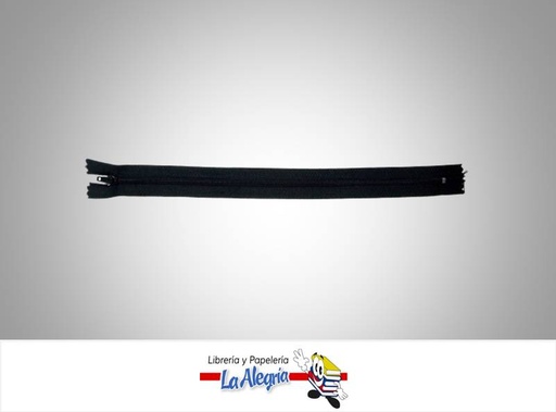 [CIERRE30P002] CIERREPLASTICO 30 CM NEGRO UND MARCA S/M   