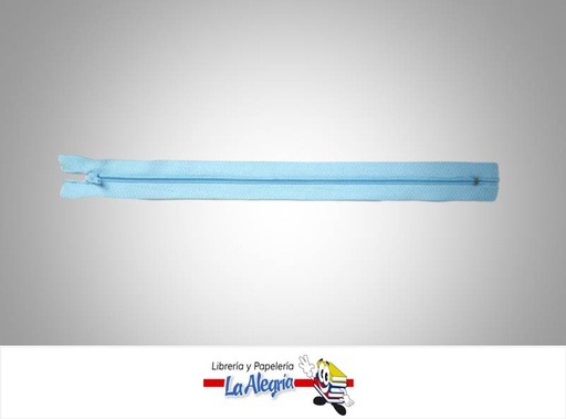 [CIERRE30P008] CIERREPLASTICO 30 CM AZUL CIELO UND MARCA S/M   