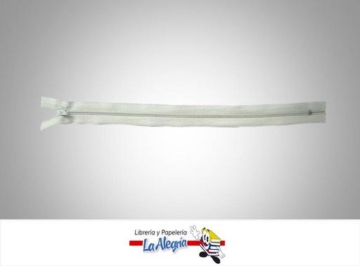[CIERRE30P017] CIERREPLASTICO 30 CM GRIS UND MARCA S/M   