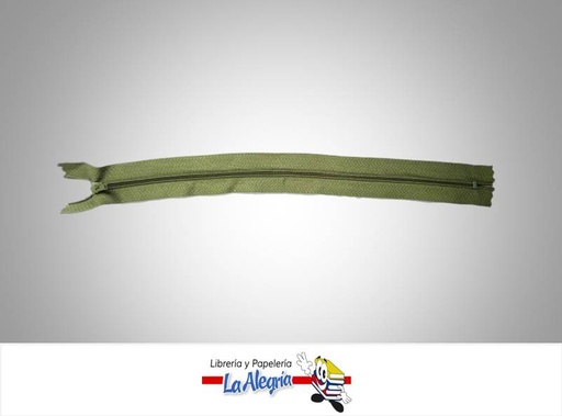 [CIERRE30P166] CIERREPLASTICO 30 CM VERDE MILITAR UND MARCA S/M   