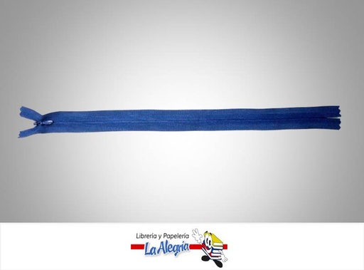 [CIERRE40PI040] CIERRE INVISIBLE 40CM AZUL ULTRAMAR UND MARCA S/M   