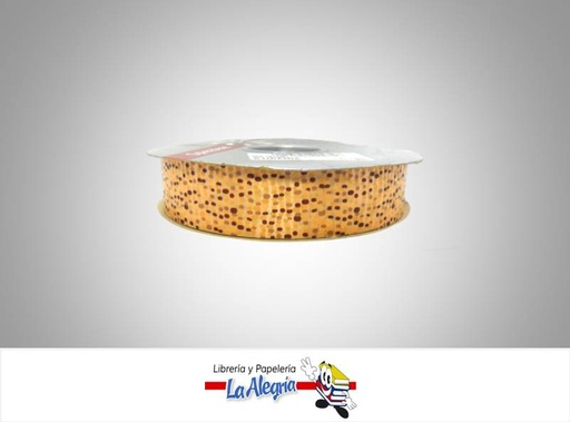 [CINT115034] CINTA DECORADA PUNTOS 28MM MARRON CL XME MARCA BOLIS   