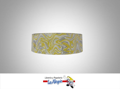 [CINT17835050] CINTA DECORATIVA ESTAMPADA 35MM PLATE XM MARCA BOLIS   