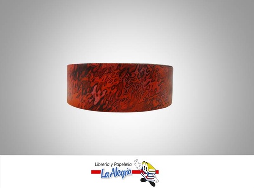 [CINT17835051] CINTA DECORATIVA ESTAMPADA 35MM ROJO XM MARCA BOLIS   