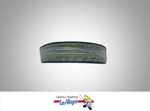 [CINT25MM008] CINTA DECORATIVA MALLA 25MM AZUL CIEL XM MARCA DECOR WEB   