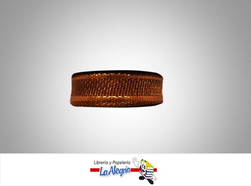 [CINT25MM018] CINTA DECORATIVA MALLA 25MM BRONCE XM MARCA BRIZOLARI   