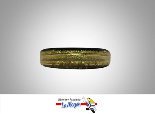[CINT25MM022] CINTA DECORATIVA MALLA 25MM DORADO XMT MARCA DECOR WEB   
