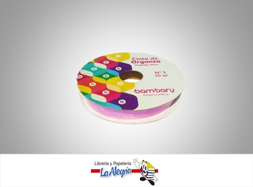 [CINTORG036] CINTA ORGANZA 15MM # 3 LILAX METRO MARCA BAMBARY   