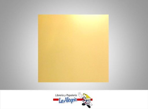 [CME02050X70] CARTULINA DOBLE FAZ METALIZADA 50X70 CM DORADA UND 230GR MARCA S/M