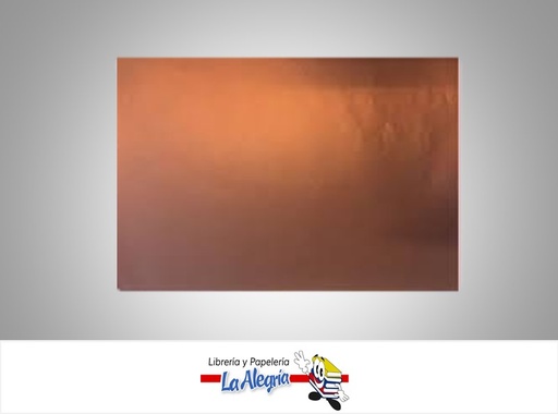 [CME0350X70] CARTULINA DOBLE FAZ METALIZADA 50X70 CM MARRON UND 230GR MARCA S/M