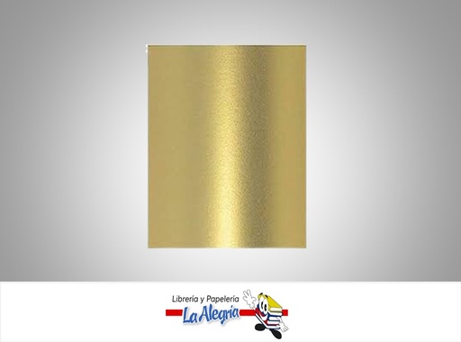 [CMP21X29022] CARTULINA METALIZADA 21X29.5CM DORADA UND MARCA S/M