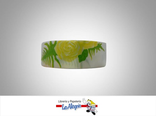[CN3000] CINTA DE REGALO DECORADA BLANC 30MM X MT MARCA S/M   
