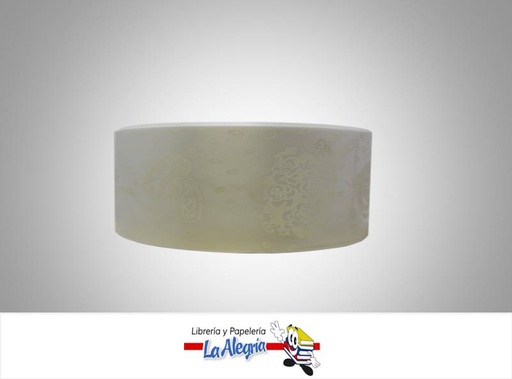 [CN500150016] CINTA DECORATIVA 50MM BLANCO X METRO MARCA BOLIS