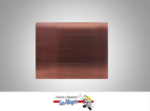 [CORRU4033] CARTON CORRU/METALIZADO 32X25CM MARRON U MARCA S/M   
