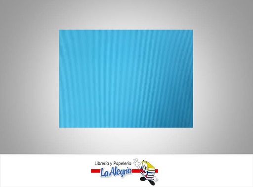 [CORRUG004] CARTON CORRUGADO 50X70 CM AZUL CLARO UND MARCA S/M