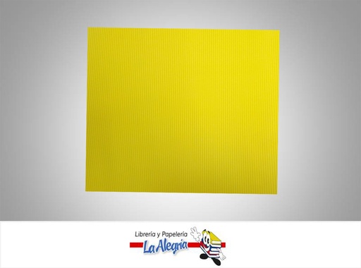 [CORRUG007] CARTON CORRUGADO 50X70 CM AMARILLO UND MARCA S/M   