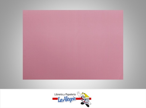 [CORRUG009] CARTON CORRUGADO 50X70 CM ROSADO UND MARCA OK