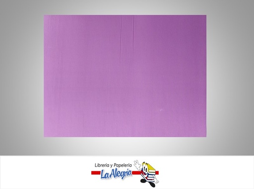 [CORRUG011] CARTON CORRUGADO 50X70 CM MORADO UND MARCA S/M   
