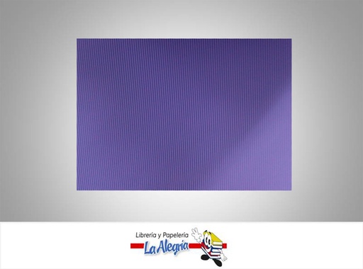 [CORRUG019] CARTON CORRUGADO 50X70 CM LILA UND MARCA S/M   