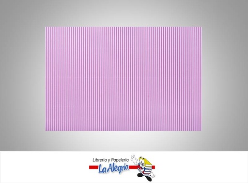 [CORRUG020] CARTON CORRUGADO 50X70 CM LILA PASTEL MARCA S/M   